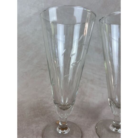 Vintage Princess House Champagne Flutes - Picture 2 of 6